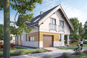  Projekt domu Elf (1619) (KRD1273) - projekt domu parterowego z poddaszem - Zdjęcie 5