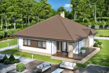  Projekt domu Aframon (WOF1097) - projekt domu parterowego - Zdjęcie 7