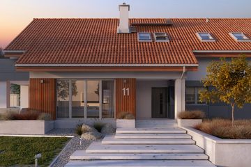  Projekt domu Karmin (BSA2147) - projekt domu parterowego z poddaszem - Zdjęcie 3