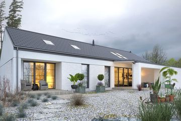  Projekt domu Rodzinny 4 (WAW1100) - projekt domu parterowego - Zdjęcie 1