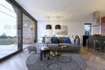  Projekt domu Z pomysłem 2 (WAW1102) - projekt domu parterowego z poddaszem - Zdjęcie 3