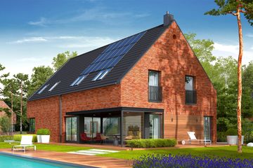  Projekt domu Teodor G2 (wersja A) energo (WRC2717) - projekt domu parterowego z poddaszem - Zdjęcie 1