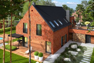  Projekt domu Teodor G2 (wersja A) energo (WRC2717) - projekt domu parterowego z poddaszem - Zdjęcie 3