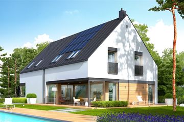  Projekt domu Teodor G2 (wersja C) energo (WRC2718) - projekt domu parterowego z poddaszem - Zdjęcie 3