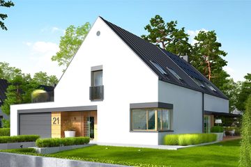  Projekt domu Teodor G2 (wersja C) energo (WRC2718) - projekt domu parterowego z poddaszem - Zdjęcie 6