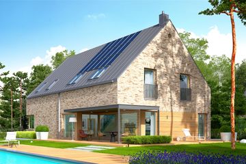  Projekt domu Teodor G2 (wersja B) energo (WRC2719) - projekt domu parterowego z poddaszem - Zdjęcie 3