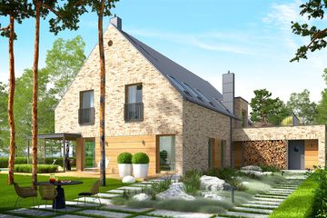  Projekt domu Teodor G2 (wersja B) energo (WRC2719) - projekt domu parterowego z poddaszem - Zdjęcie 5