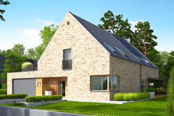  Projekt domu Teodor G2 (wersja B) energo (WRC2719) - projekt domu parterowego z poddaszem - Zdjęcie 6