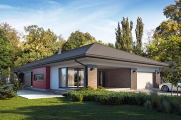  Projekt domu Egon (BSE1128) - projekt domu parterowego - Zdjęcie 1