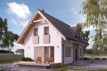  Projekt domu Bez dr-T (BSA2143) - projekt domu parterowego z poddaszem - Zdjęcie 5