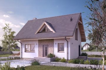  Projekt domu Bez dr-T (BSA2143) - projekt domu parterowego z poddaszem - Zdjęcie 6