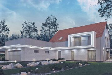  Projekt domu uA4 (WCB1006) - projekt domu parterowego z poddaszem - Zdjęcie 1