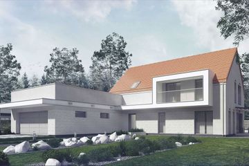  Projekt domu uA4 (WCB1006) - projekt domu parterowego z poddaszem - Zdjęcie 2