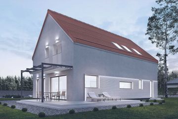  Projekt domu uA4 (WCB1006) - projekt domu parterowego z poddaszem - Zdjęcie 4