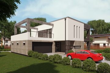  Projekt domu uA22 (WCB1035) - projekt domu z pełnym piętrem - Zdjęcie 4