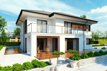  Projekt domu uA23v1 (WCB1037) - projekt domu z pełnym piętrem - Zdjęcie 3