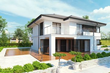  Projekt domu uA23v2 (WCB1038) - projekt domu z pełnym piętrem - Zdjęcie 2