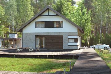  Projekt domu uA25 (WCB1041) - projekt domu parterowego z poddaszem - Zdjęcie 2