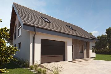  Projekt domu uA34v2 (WCB1050) - projekt domu parterowego z poddaszem - Zdjęcie 1