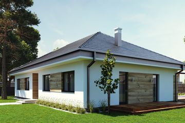  Projekt domu uA35 (WCB1051) - projekt domu parterowego - Zdjęcie 3