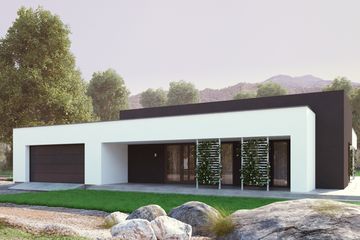  Projekt domu uA36 (WCB1052) - projekt domu parterowego - Zdjęcie 2