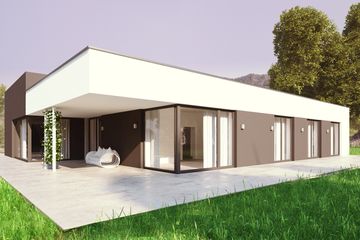  Projekt domu uA36 (WCB1052) - projekt domu parterowego - Zdjęcie 3