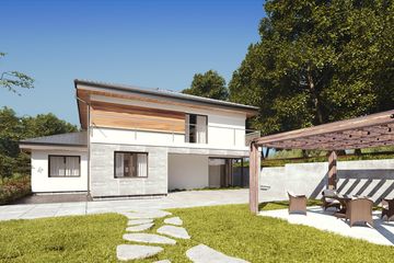  Projekt domu uA40 (WCB1055) - projekt domu z pełnym piętrem - Zdjęcie 3