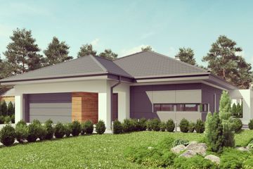  Projekt domu uA46 (WCB1061) - projekt domu parterowego - Zdjęcie 1