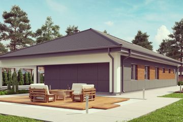  Projekt domu uA46 (WCB1061) - projekt domu parterowego - Zdjęcie 2