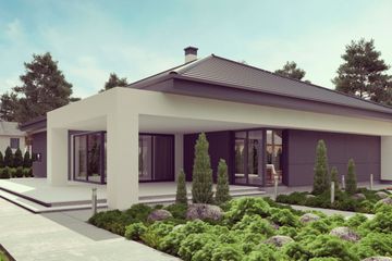  Projekt domu uA46 (WCB1061) - projekt domu parterowego - Zdjęcie 3