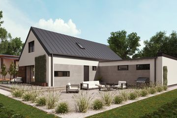  Projekt domu uA52 (WCB1067) - projekt domu parterowego z poddaszem - Zdjęcie 2