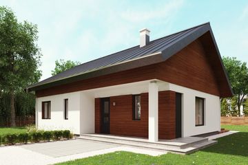  Projekt domu uA53 (WCB1068) - projekt domu parterowego - Zdjęcie 1