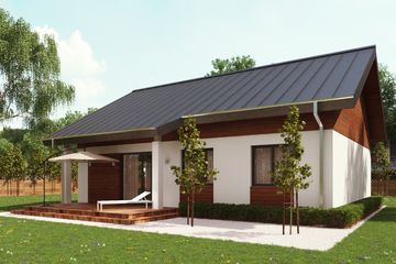  Projekt domu uA53 (WCB1068) - projekt domu parterowego - Zdjęcie 2