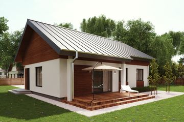  Projekt domu uA53 (WCB1068) - projekt domu parterowego - Zdjęcie 3