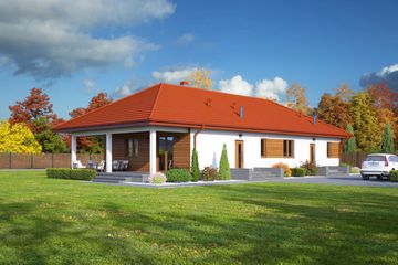  Projekt domu Piaskowice 22 (KRP2173) - projekt domu parterowego - Zdjęcie 3