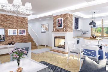  Projekt domu Dla Ciebie 1 w4 z garażem 1-st. [A] (WRF1717) - projekt domu parterowego z poddaszem - Zdjęcie 9