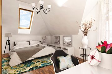  Projekt domu Dzierlatka z garażem 1-st. [A] (WRF1064) - projekt domu parterowego z poddaszem - Zdjęcie 8