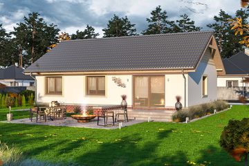  Projekt domu Tebe paliwo stałe (WOE1062) - projekt domu parterowego - Zdjęcie 3