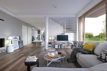  Projekt domu Przytulny 1A (WAW1103) - projekt domu parterowego z poddaszem - Zdjęcie 6