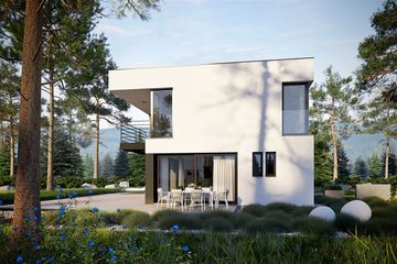  Projekt domu EX 2 soft (WRC2720) - projekt domu z pełnym piętrem - Zdjęcie 4