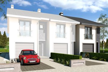  Projekt domu Konrad - segment p (WRD2715) - projekt domu z pełnym piętrem - Zdjęcie 2