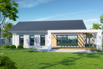  Projekt domu przy Przyjemnej 18 bis (KRK1511) - projekt domu parterowego - Zdjęcie 2