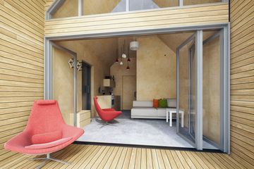  Projekt domu letniskowego Leliwa 01 (KZB1000) - projekt domu letniskowego parterowego - Zdjęcie 6