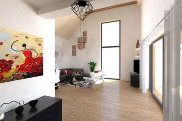  Projekt domu Z wnęką 01 (KZB1008) - projekt domu parterowego z poddaszem - Zdjęcie 6