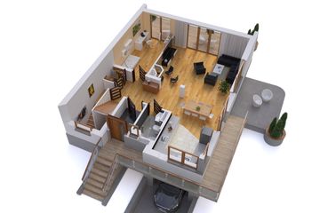  Projekt domu BW-32 wariant 4 (JGC1196) - projekt domu parterowego z poddaszem - Zdjęcie 3