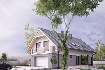  Projekt domu Amarylis 3 (BSA2096) - projekt domu parterowego z poddaszem - Zdjęcie 7