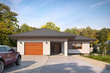  Projekt domu Nika 4 (BSE1131) - projekt domu parterowego - Zdjęcie 1