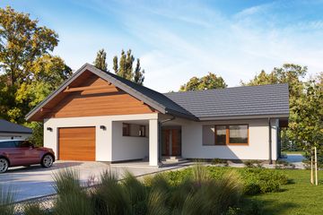  Projekt domu Niko 4 (BSE1133) - projekt domu parterowego - Zdjęcie 1