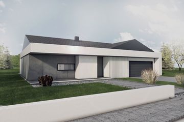  Projekt domu A-40 (PZB1055) - projekt domu parterowego - Zdjęcie 1