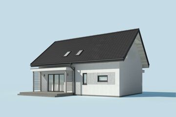  Projekt domu Trypolis 7 (SLN2548) - projekt domu parterowego - Zdjęcie 4